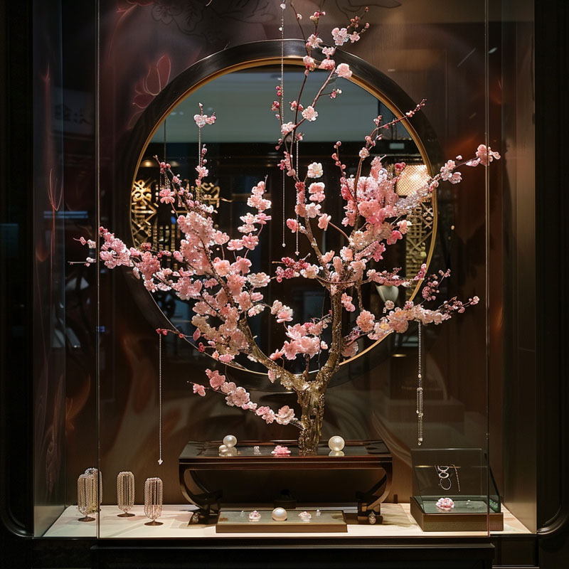 Cum poate proiectarea dulapurilor afișate de bijuterii să satisfacă psihologia estetică a clienților?